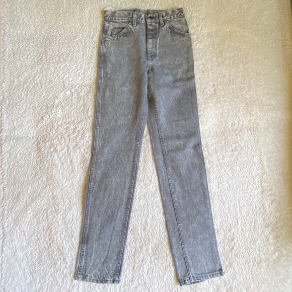 ☆ Deadstock Vintage Gray Lee Jeans ☆ - Picture 3 of 4